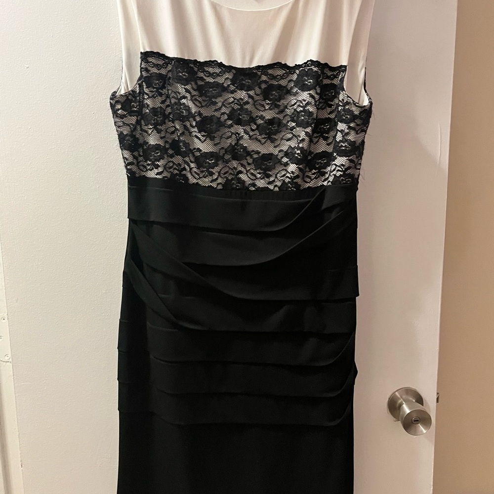 Black and white dress